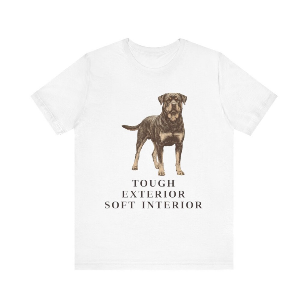 Rottweiler Humor Shirt, Vintage Dog Sketch Tee, Dog Humor Gift