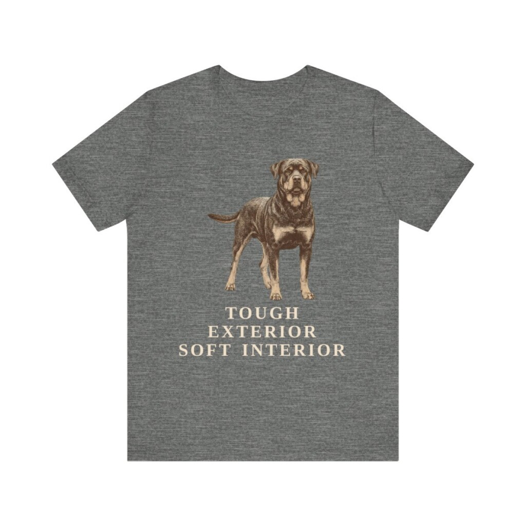 Rottweiler Humor Shirt, Vintage Dog Sketch Tee, Dog Humor Gift