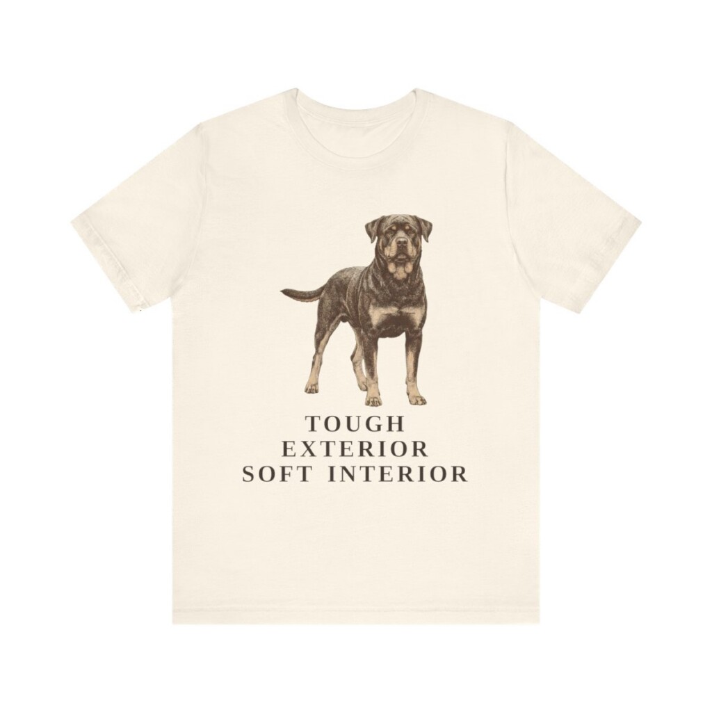 Rottweiler Humor Shirt, Vintage Dog Sketch Tee, Dog Humor Gift