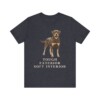 Rottweiler Humor Shirt, Vintage Dog Sketch Tee, Dog Humor Gift