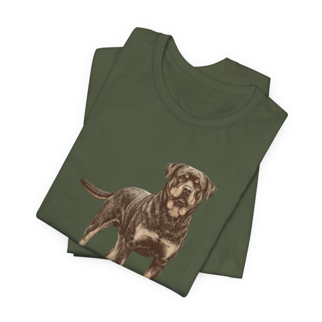 Rottweiler Humor Shirt, Vintage Dog Sketch Tee, Dog Humor Gift