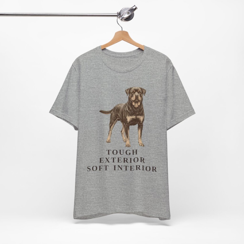 Rottweiler Humor Shirt, Vintage Dog Sketch Tee, Dog Humor Gift