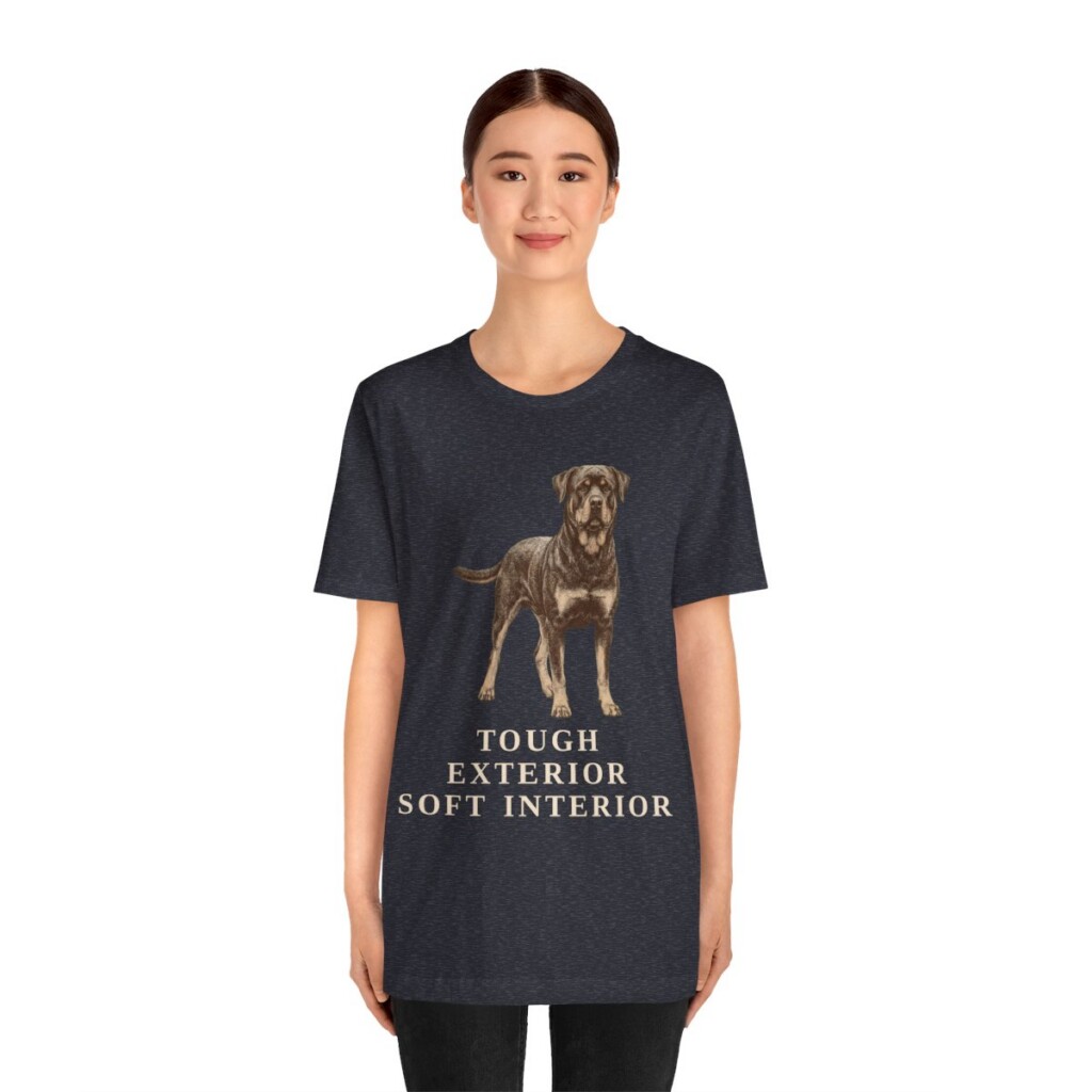 Rottweiler Humor Shirt, Vintage Dog Sketch Tee, Dog Humor Gift