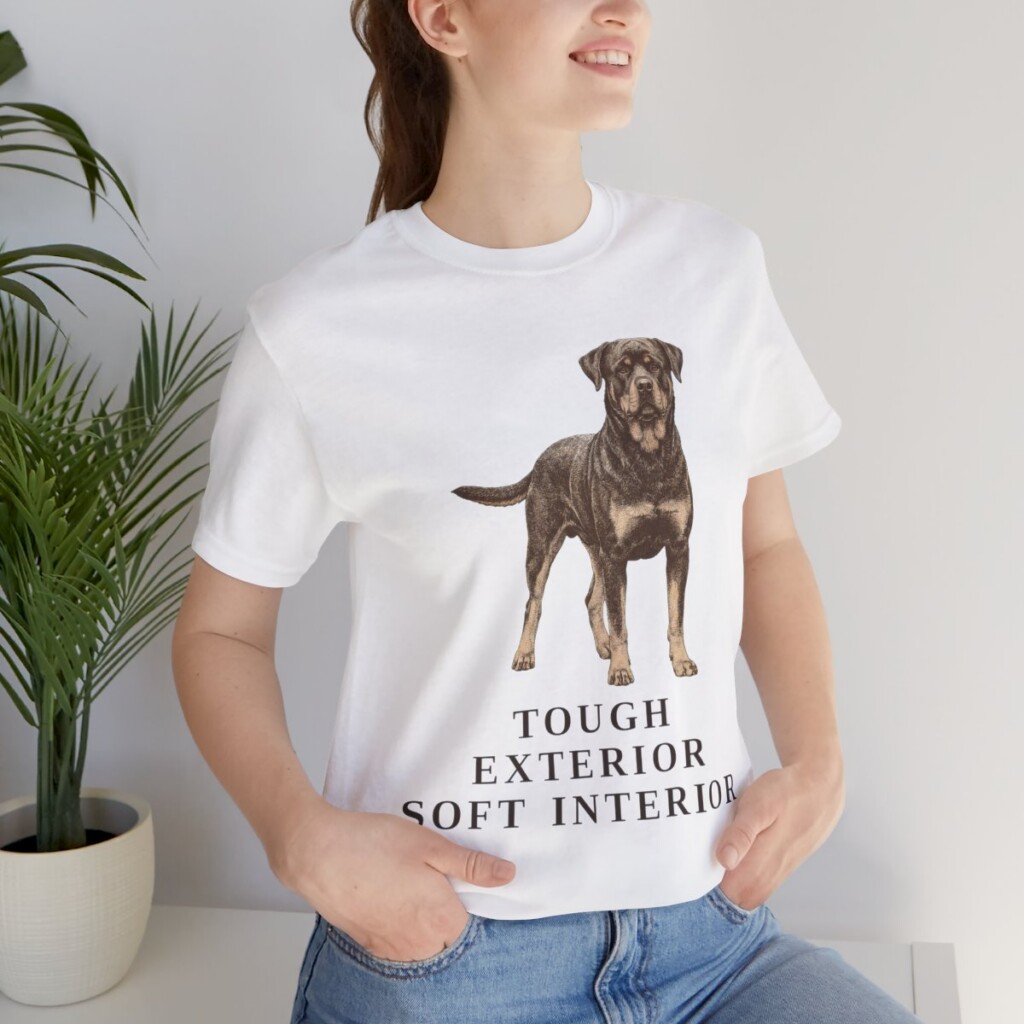 Rottweiler Humor Shirt, Vintage Dog Sketch Tee, Dog Humor Gift