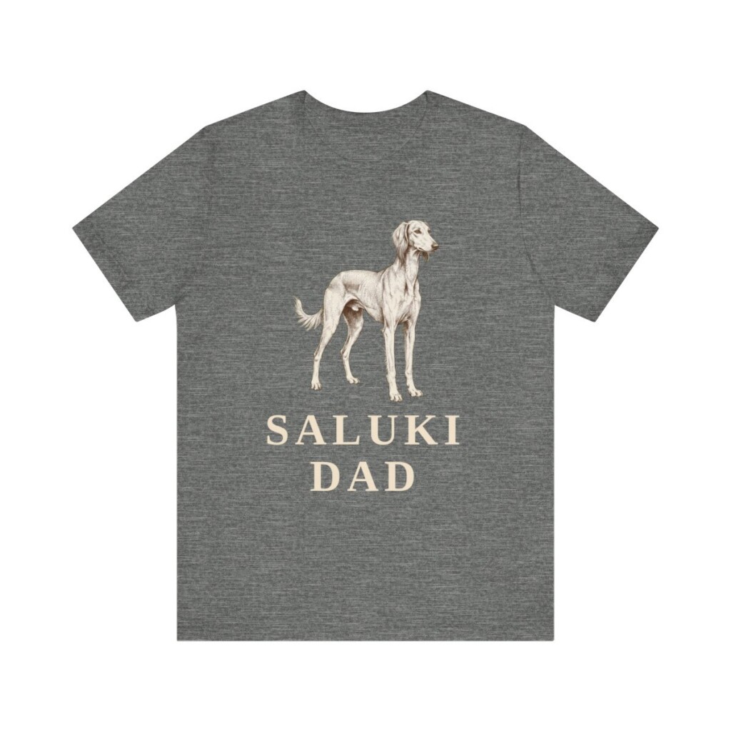Saluki Dad Shirt, Vintage Dog Sketch Tee, Dog Dad Gift Saluki Dad Shirt, Vintage Dog Sketch Tee, Dog Dad Gift