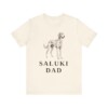 Saluki Dad Shirt, Vintage Dog Sketch Tee, Dog Dad Gift Saluki Dad Shirt, Vintage Dog Sketch Tee, Dog Dad Gift