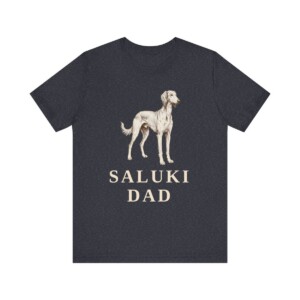 Saluki Dad Shirt, Vintage Dog Sketch Tee, Dog Dad Gift Saluki Dad Shirt, Vintage Dog Sketch Tee, Dog Dad Gift