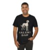 Saluki Dad Shirt, Vintage Dog Sketch Tee, Dog Dad Gift Saluki Dad Shirt, Vintage Dog Sketch Tee, Dog Dad Gift