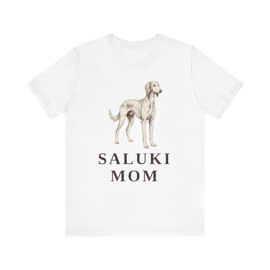 Saluki Mom Shirt, Vintage Dog Sketch Tee, Dog Mom Gift