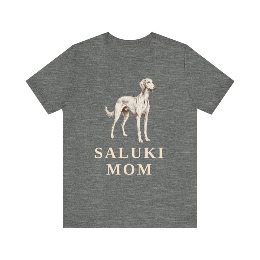 Saluki Mom Shirt, Vintage Dog Sketch Tee, Dog Mom Gift