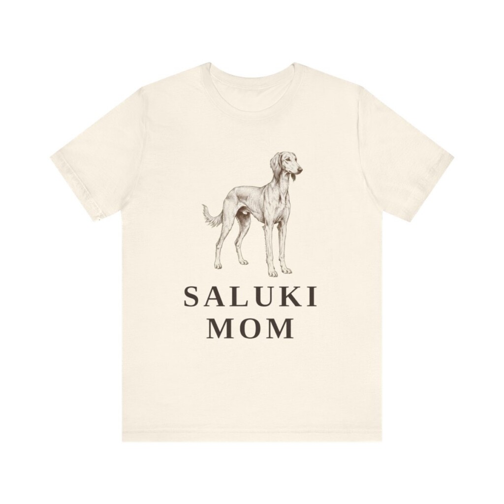Saluki Mom Shirt, Vintage Dog Sketch Tee, Dog Mom Gift