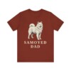 Samoyed Dad Shirt, Vintage Dog Sketch Tee, Dog Dad Gift