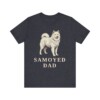 Samoyed Dad Shirt, Vintage Dog Sketch Tee, Dog Dad Gift