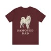 Samoyed Dad Shirt, Vintage Dog Sketch Tee, Dog Dad Gift