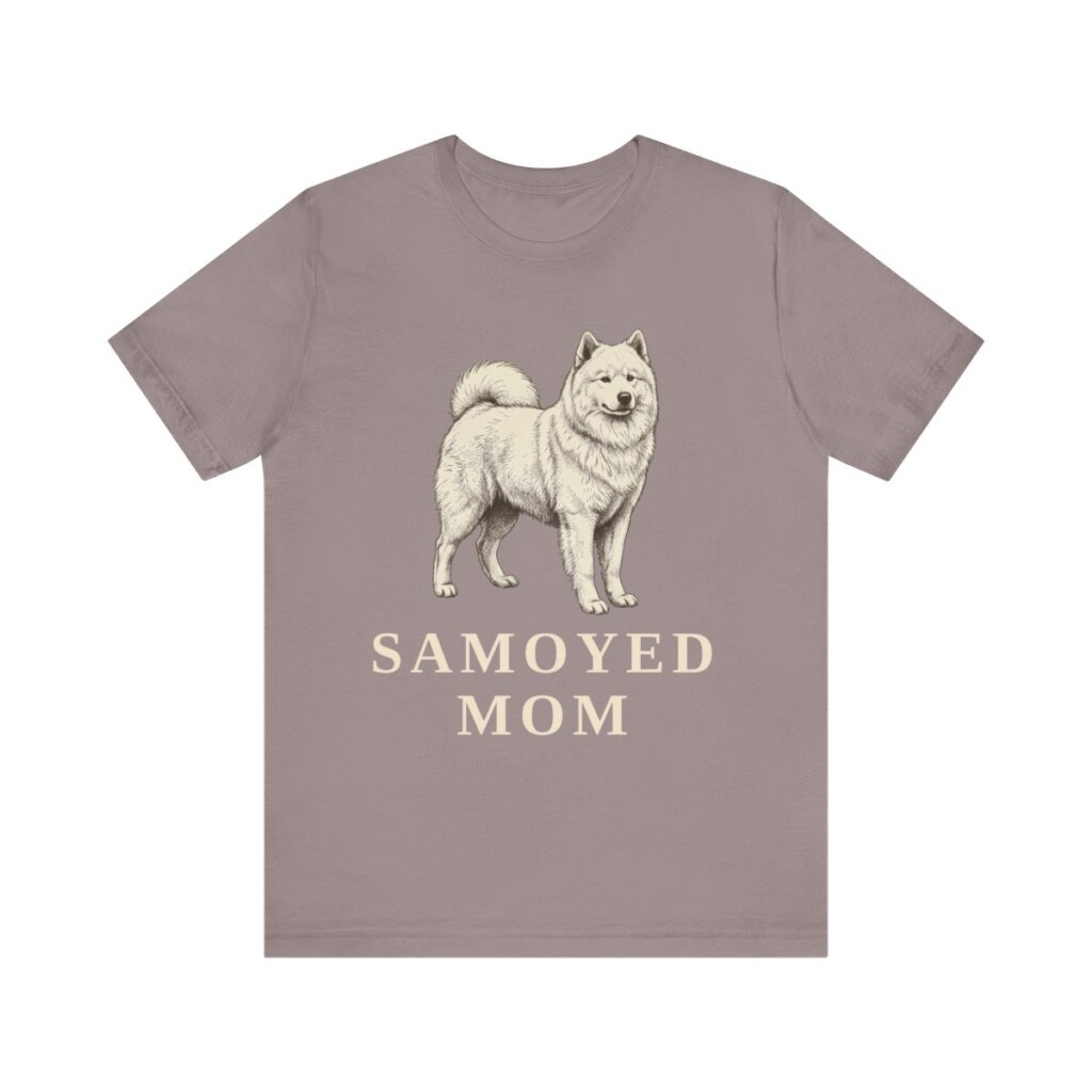 Samoyed Mom Shirt, Vintage Dog Sketch Tee, Dog Mom Gift