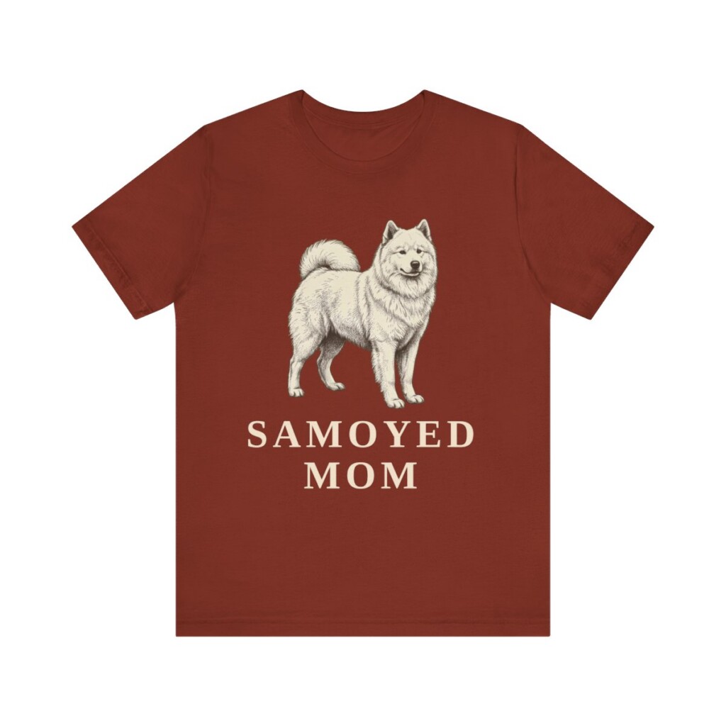Samoyed Mom Shirt, Vintage Dog Sketch Tee, Dog Mom Gift