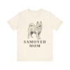 Samoyed Mom Shirt, Vintage Dog Sketch Tee, Dog Mom Gift
