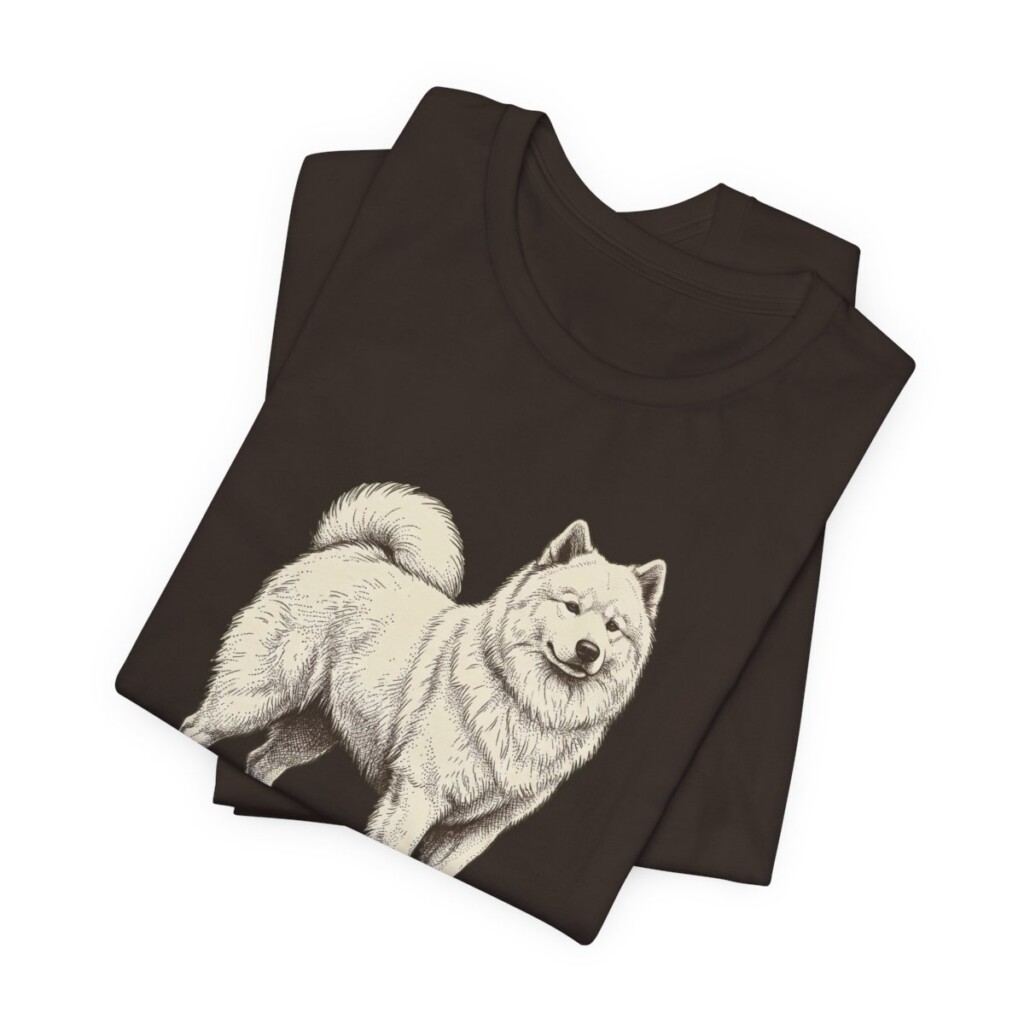 Samoyed Mom Shirt, Vintage Dog Sketch Tee, Dog Mom Gift