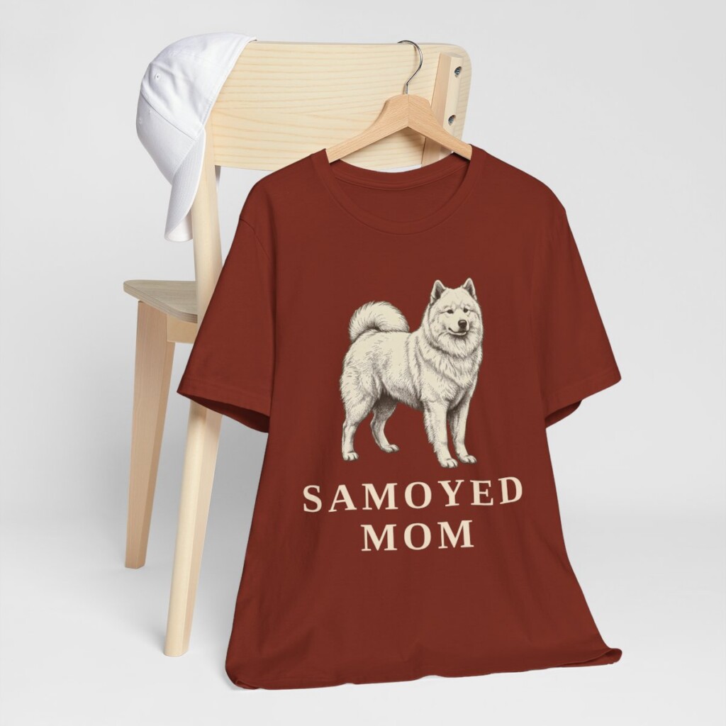Samoyed Mom Shirt, Vintage Dog Sketch Tee, Dog Mom Gift