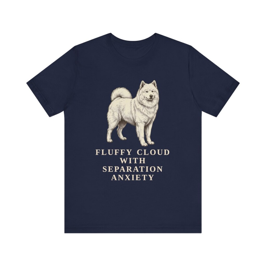 Samoyed Humor Shirt, Vintage Dog Sketch Tee, Dog Humor Gift