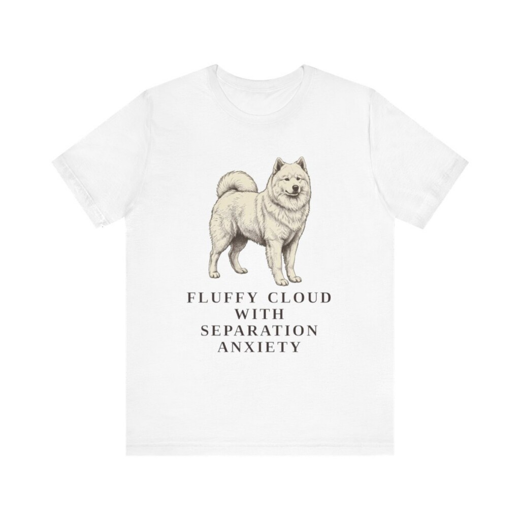 Samoyed Humor Shirt, Vintage Dog Sketch Tee, Dog Humor Gift