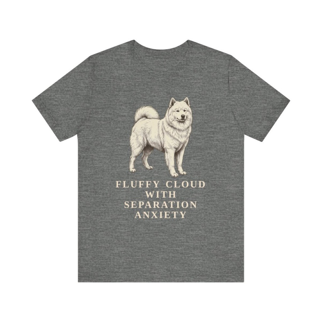 Samoyed Humor Shirt, Vintage Dog Sketch Tee, Dog Humor Gift