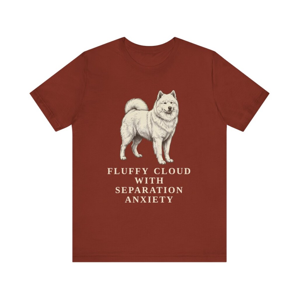 Samoyed Humor Shirt, Vintage Dog Sketch Tee, Dog Humor Gift