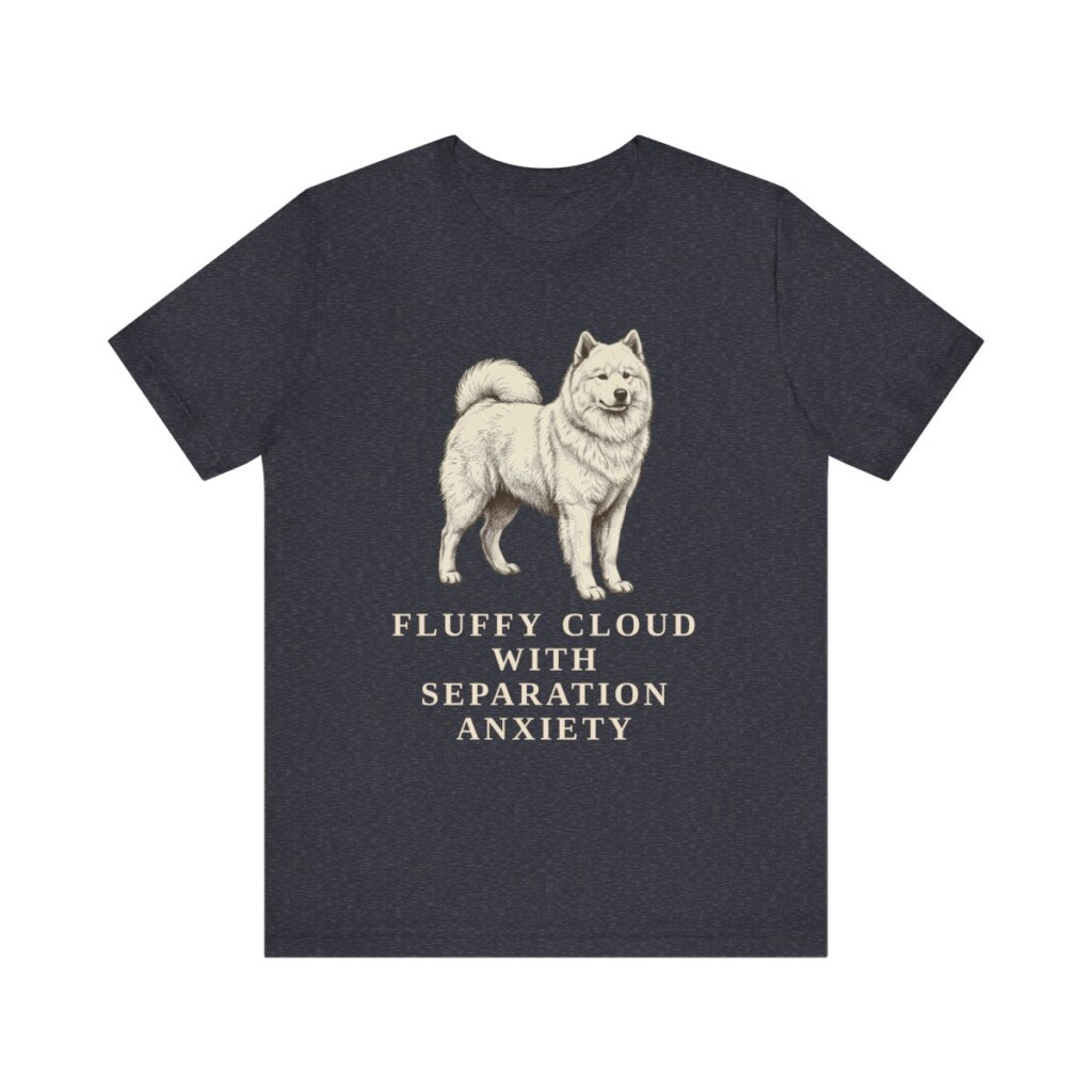 Samoyed Humor Shirt, Vintage Dog Sketch Tee, Dog Humor Gift
