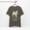 Samoyed Humor Shirt, Vintage Dog Sketch Tee, Dog Humor Gift