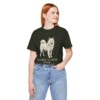 Samoyed Humor Shirt, Vintage Dog Sketch Tee, Dog Humor Gift