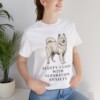 Samoyed Humor Shirt, Vintage Dog Sketch Tee, Dog Humor Gift