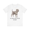Schnauzer Dad Shirt, Vintage Dog Sketch Tee, Dog Dad Gift Schnauzer Dad Shirt, Vintage Dog Sketch Tee, Dog Dad Gift