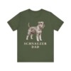 Schnauzer Dad Shirt, Vintage Dog Sketch Tee, Dog Dad Gift Schnauzer Dad Shirt, Vintage Dog Sketch Tee, Dog Dad Gift