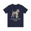 Schnauzer Dad Shirt, Vintage Dog Sketch Tee, Dog Dad Gift Schnauzer Dad Shirt, Vintage Dog Sketch Tee, Dog Dad Gift