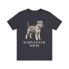 Schnauzer Mom Shirt, Vintage Dog Sketch Tee, Dog Mom Gift