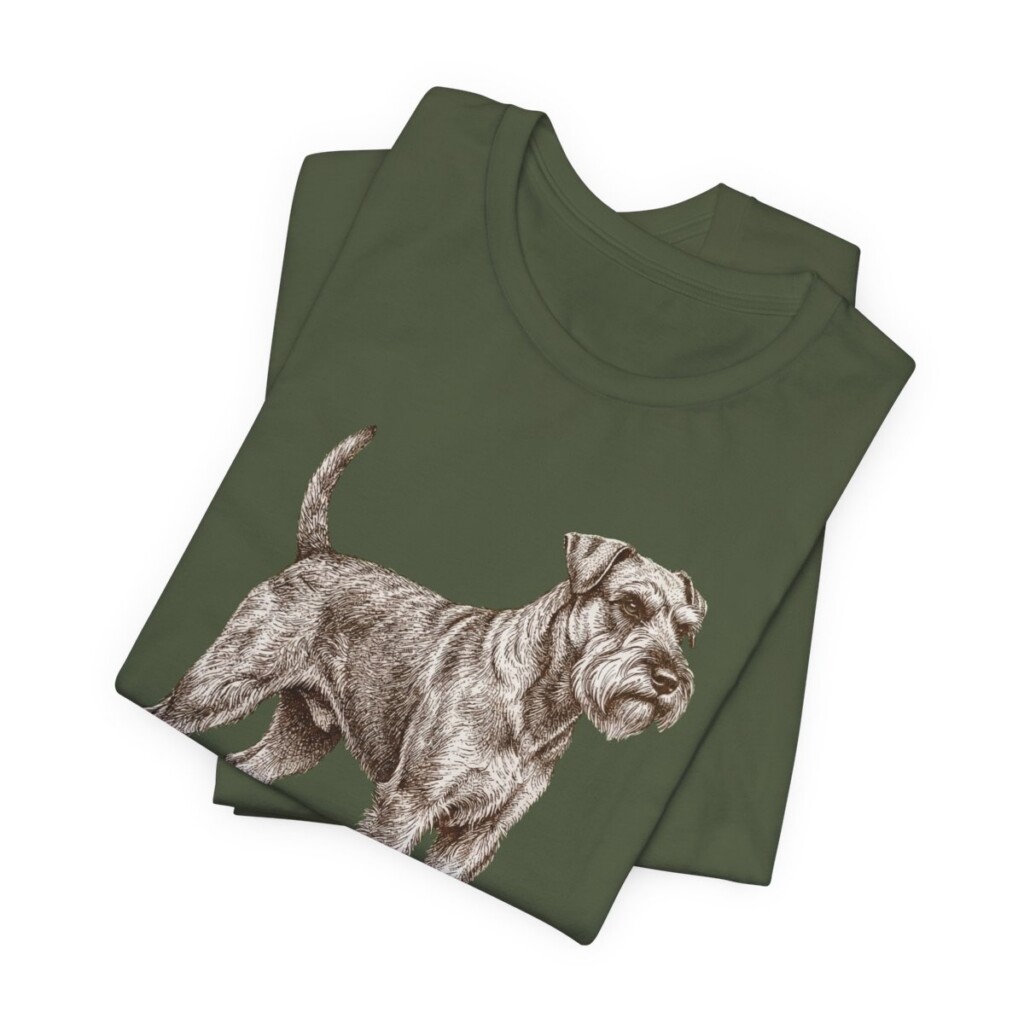 Schnauzer Mom Shirt, Vintage Dog Sketch Tee, Dog Mom Gift
