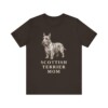 Scottish Terrier Mom Shirt, Vintage Dog Sketch Tee, Dog Mom Gift