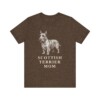 Scottish Terrier Mom Shirt, Vintage Dog Sketch Tee, Dog Mom Gift