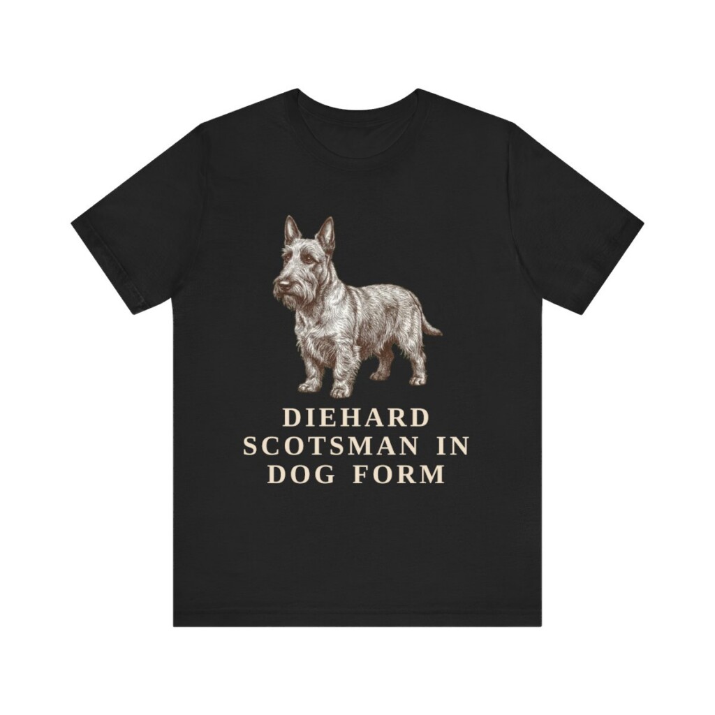 Scottish Terrier Humor Shirt, Vintage Dog Sketch Tee, Dog Humor Gift Scottish Terrier Humor Shirt, Vintage Dog Sketch Tee, Dog Humor Gift