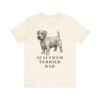 Sealyham Terrier Dad Shirt, Vintage Dog Sketch Tee, Dog Dad Gift Sealyham Terrier Dad Shirt, Vintage Dog Sketch Tee, Dog Dad Gift