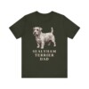 Sealyham Terrier Dad Shirt, Vintage Dog Sketch Tee, Dog Dad Gift Sealyham Terrier Dad Shirt, Vintage Dog Sketch Tee, Dog Dad Gift