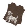 Sealyham Terrier Dad Shirt, Vintage Dog Sketch Tee, Dog Dad Gift Sealyham Terrier Dad Shirt, Vintage Dog Sketch Tee, Dog Dad Gift
