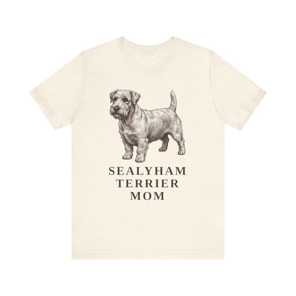 Sealyham Terrier Mom Shirt, Vintage Dog Sketch Tee, Dog Mom Gift Sealyham Terrier Mom Shirt, Vintage Dog Sketch Tee, Dog Mom Gift