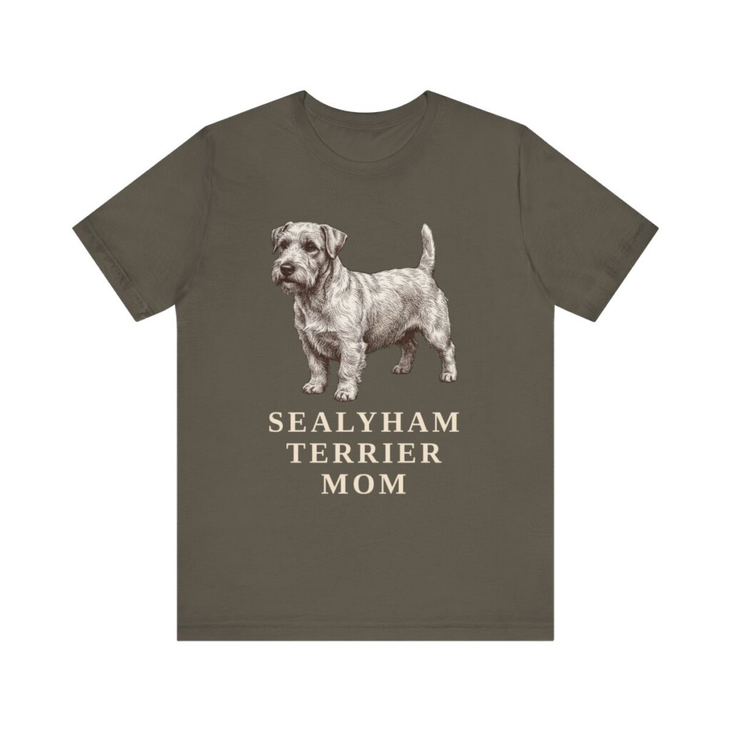 Sealyham Terrier Mom Shirt, Vintage Dog Sketch Tee, Dog Mom Gift Sealyham Terrier Mom Shirt, Vintage Dog Sketch Tee, Dog Mom Gift