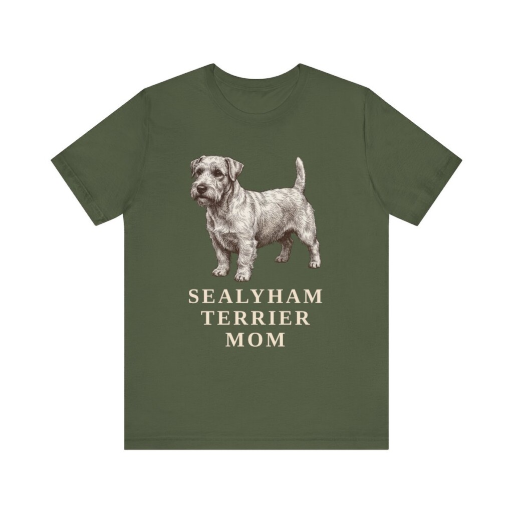 Sealyham Terrier Mom Shirt, Vintage Dog Sketch Tee, Dog Mom Gift Sealyham Terrier Mom Shirt, Vintage Dog Sketch Tee, Dog Mom Gift