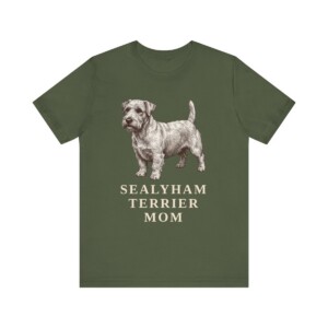 Sealyham Terrier Mom Shirt, Vintage Dog Sketch Tee, Dog Mom Gift