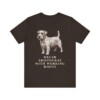 Sealyham Terrier Humor Shirt, Vintage Dog Sketch Tee, Dog Humor Gift