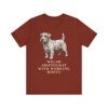 Sealyham Terrier Humor Shirt, Vintage Dog Sketch Tee, Dog Humor Gift