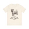 Sealyham Terrier Humor Shirt, Vintage Dog Sketch Tee, Dog Humor Gift