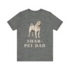 Shar-Pei Dad Shirt, Vintage Dog Sketch Tee, Dog Dad Gift Shar-Pei Dad Shirt, Vintage Dog Sketch Tee, Dog Dad Gift